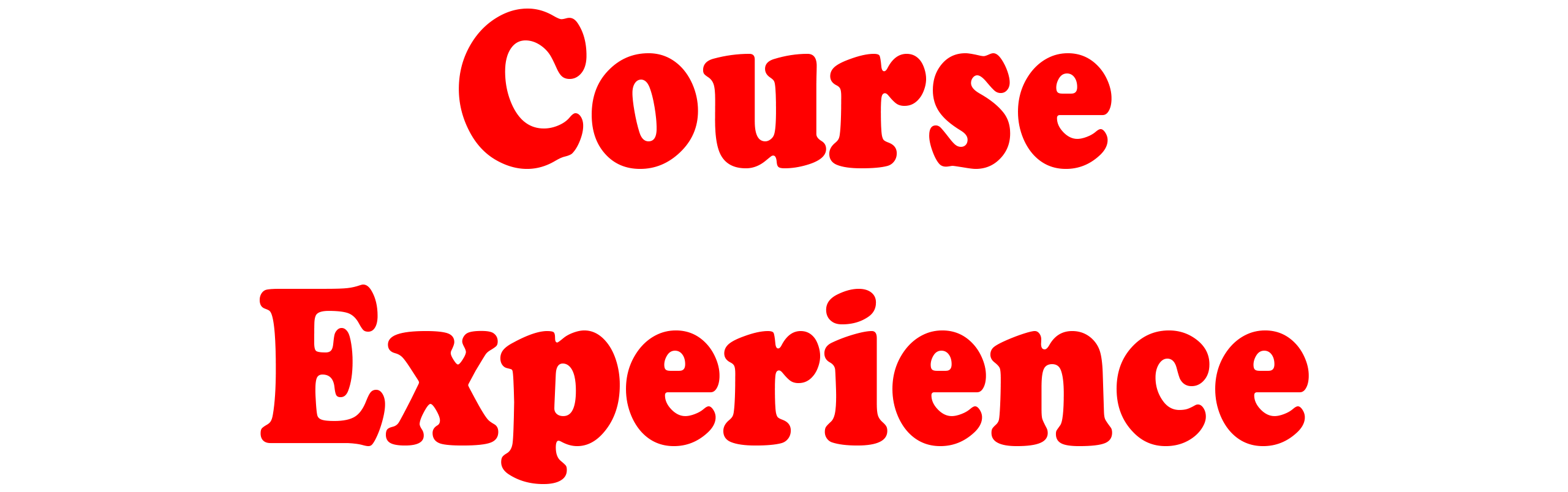 Course Experience